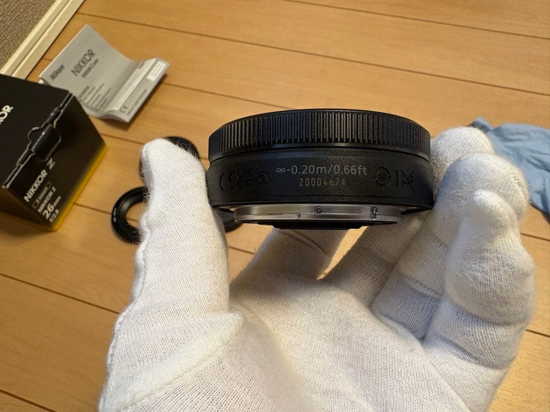 【美品】NIKON NIKKOR Z26mm f2.8 単焦点パンケーキレンズ