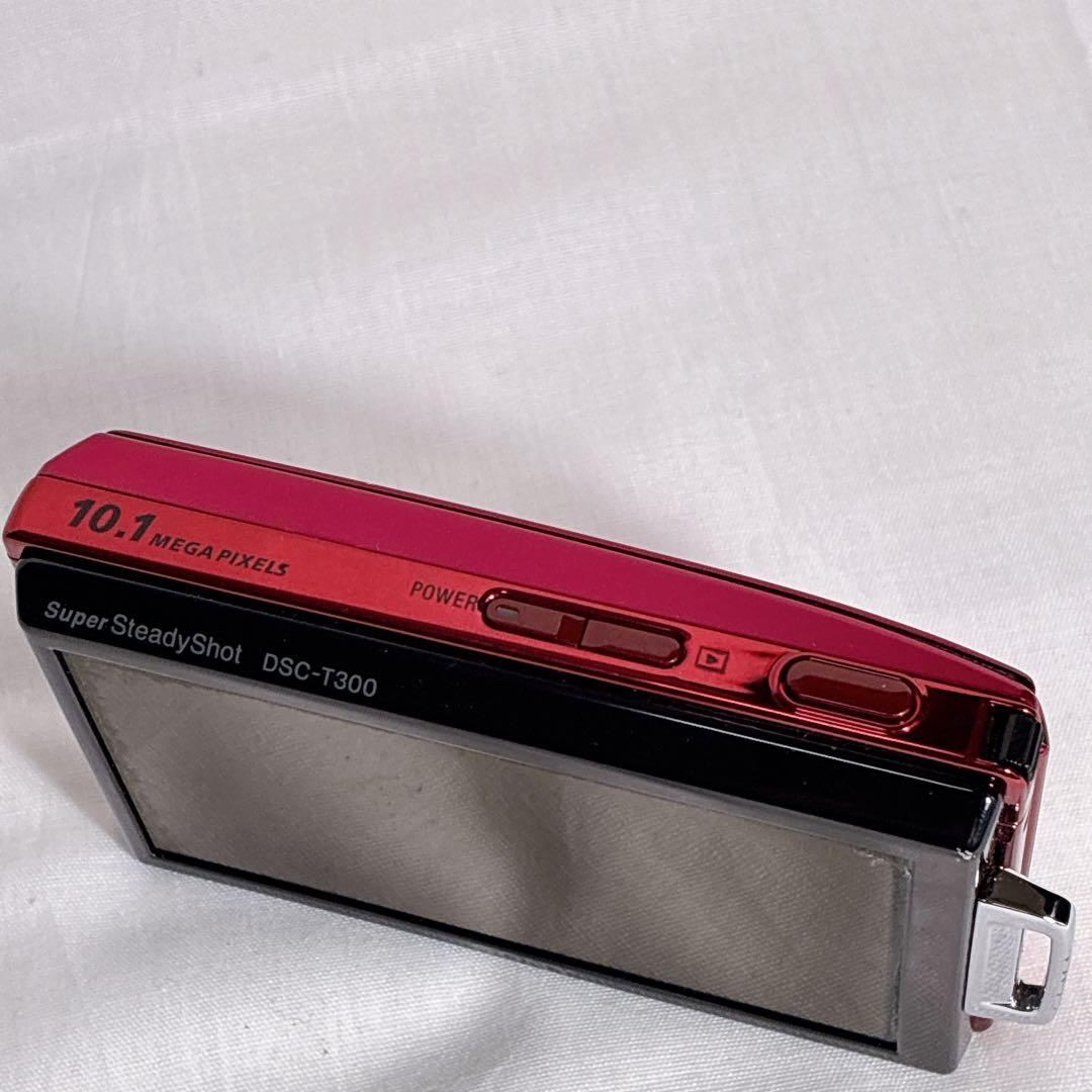 【即使用可】SONY Cyber-shot DSC-T300 レッド