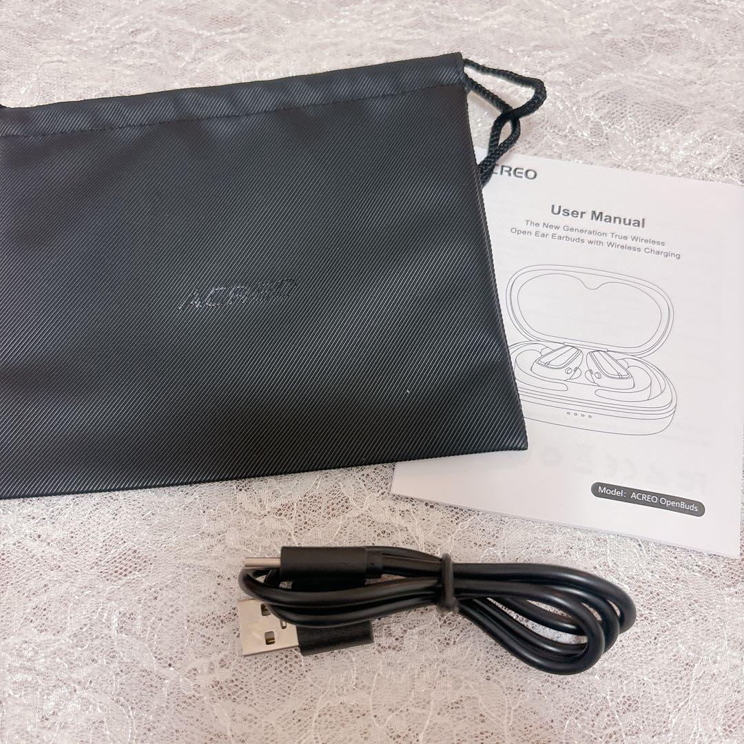 オープンイヤー ワイヤレスイヤホン ACREO OpenBuds イヤホン