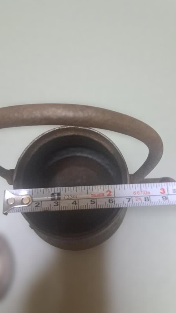 南部鉄瓶中型鉄製彫刻模様鉄瓶
