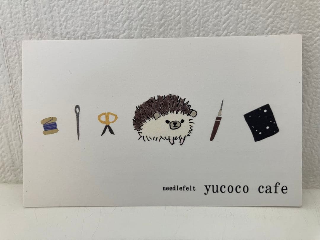 最終値下げ 羊毛フェルト ハリネズミ さくだゆうこ　yucococafe