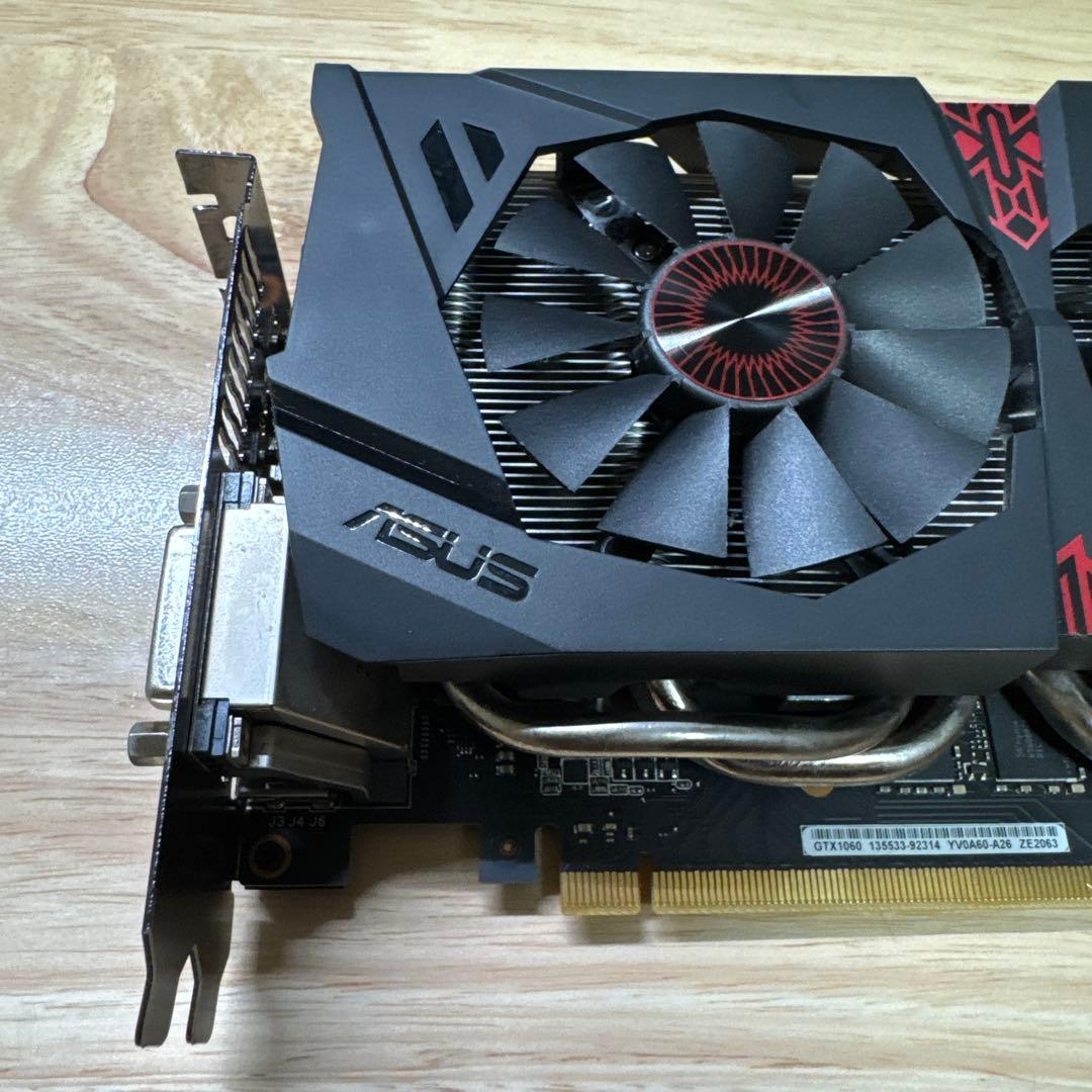 グラフィックボード・グラボ・ビデオカード ASUS STRIX_GTX1060_DC206G OC Edition 6GB