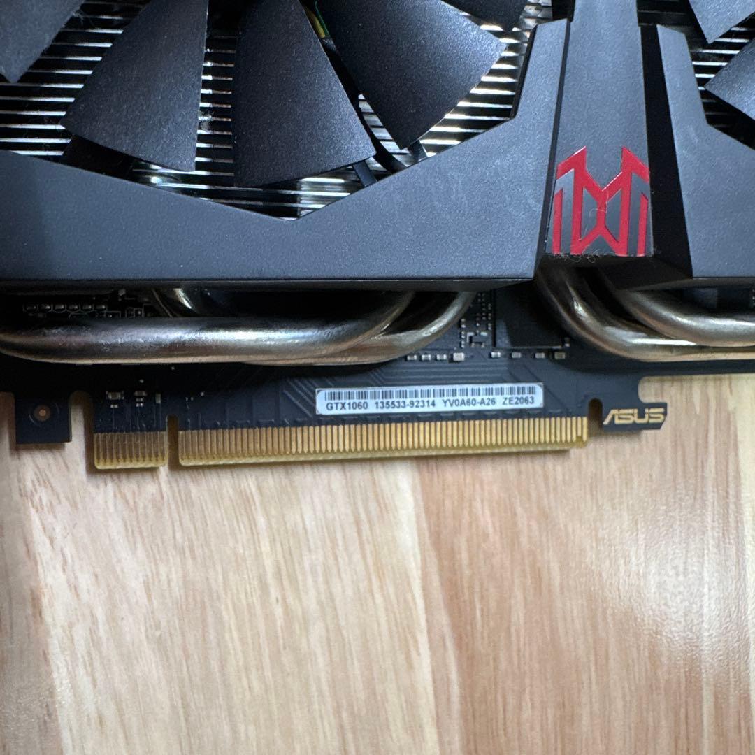 グラフィックボード・グラボ・ビデオカード ASUS STRIX_GTX1060_DC206G OC Edition 6GB
