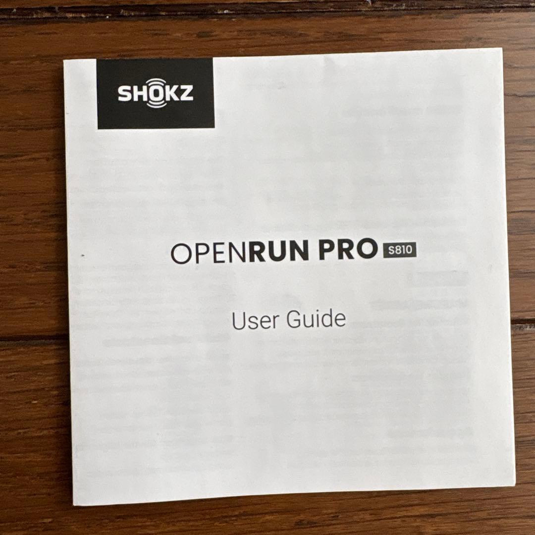 SHOKZ OPENRUN PRO 骨伝導イヤホン ブルー