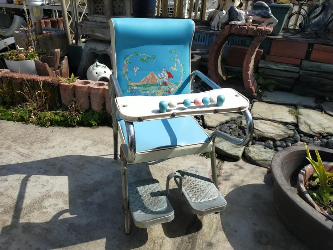 【蔵出し】昭和32年頃☆玩具☆子供用椅子☆キッズチェア☆昭和時代古道具