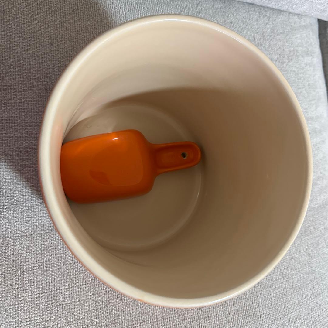 LE CREUSET フードストッカー オレンジ