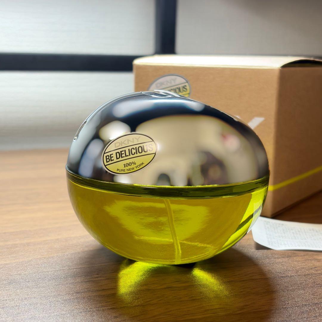 【ほぼ未使用】箱付き DKNY ダナキャラン 香水 ビーデリシャス 100mL