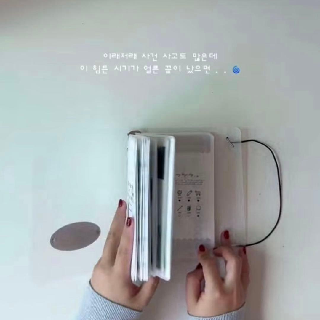 早い者勝ち　韓国　貯金　バインダー　カバー　A6 pvc diarium B