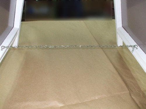 シンプルＡ型看板「ちかんに注意（青）」【防犯・防災】全長１ｍ