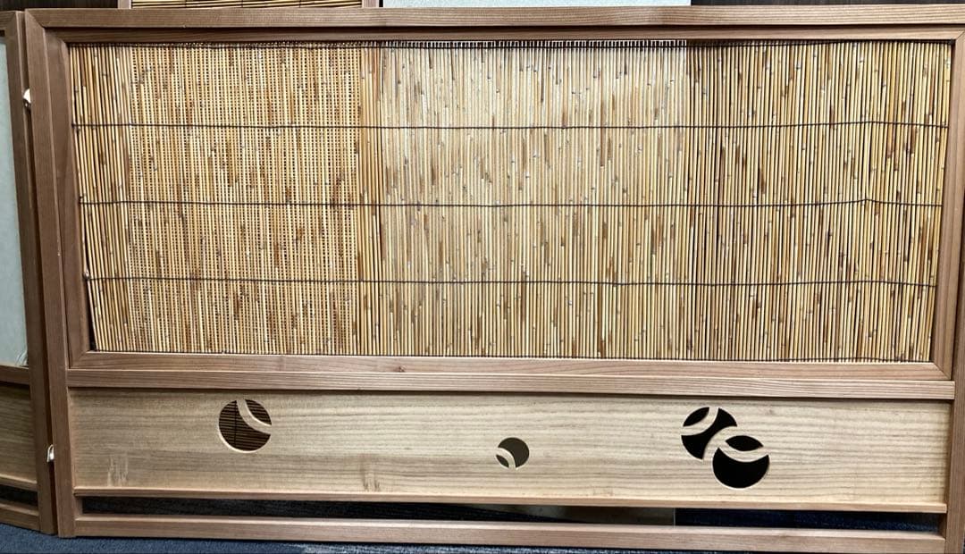 茶道具　京間　風炉先屏風　扇の替え2枚