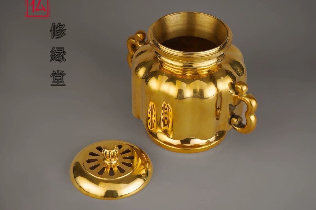 【修縁堂】密教法具 辟邪 開運 香炉 寺院仏具 工芸品 置物