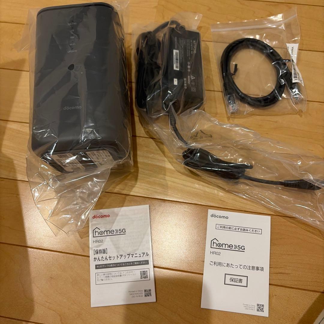 docomo 5Gルーター HR02