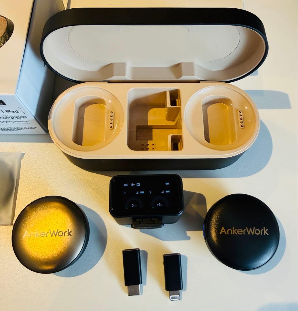 AnkerWork M650 ワイヤレスマイク 美品 フルセット（動作確認済）