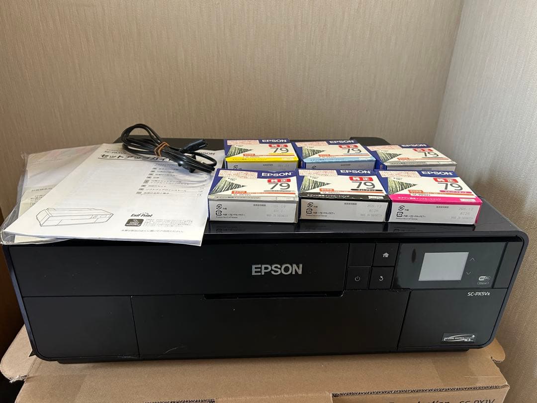 Epson SC-PX5V2 プリンター 本体 インク79付き