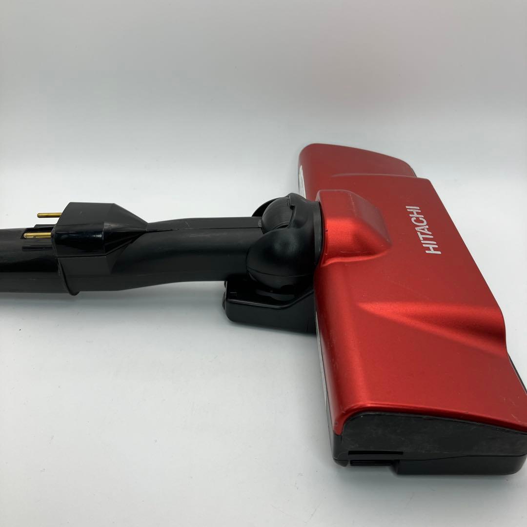 日立　掃除機　ヘッド パワかるサイクロン　D-AP53 赤　回転ブラシ　良品