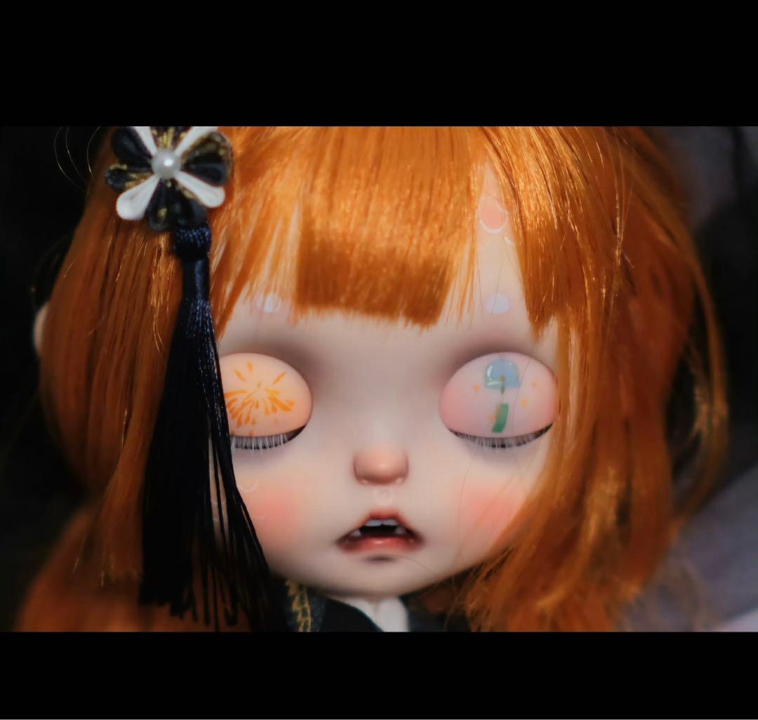 カスタムブライス 海外作家様 ダークスイート 金魚姫 花火大会 アルビノ 個性的