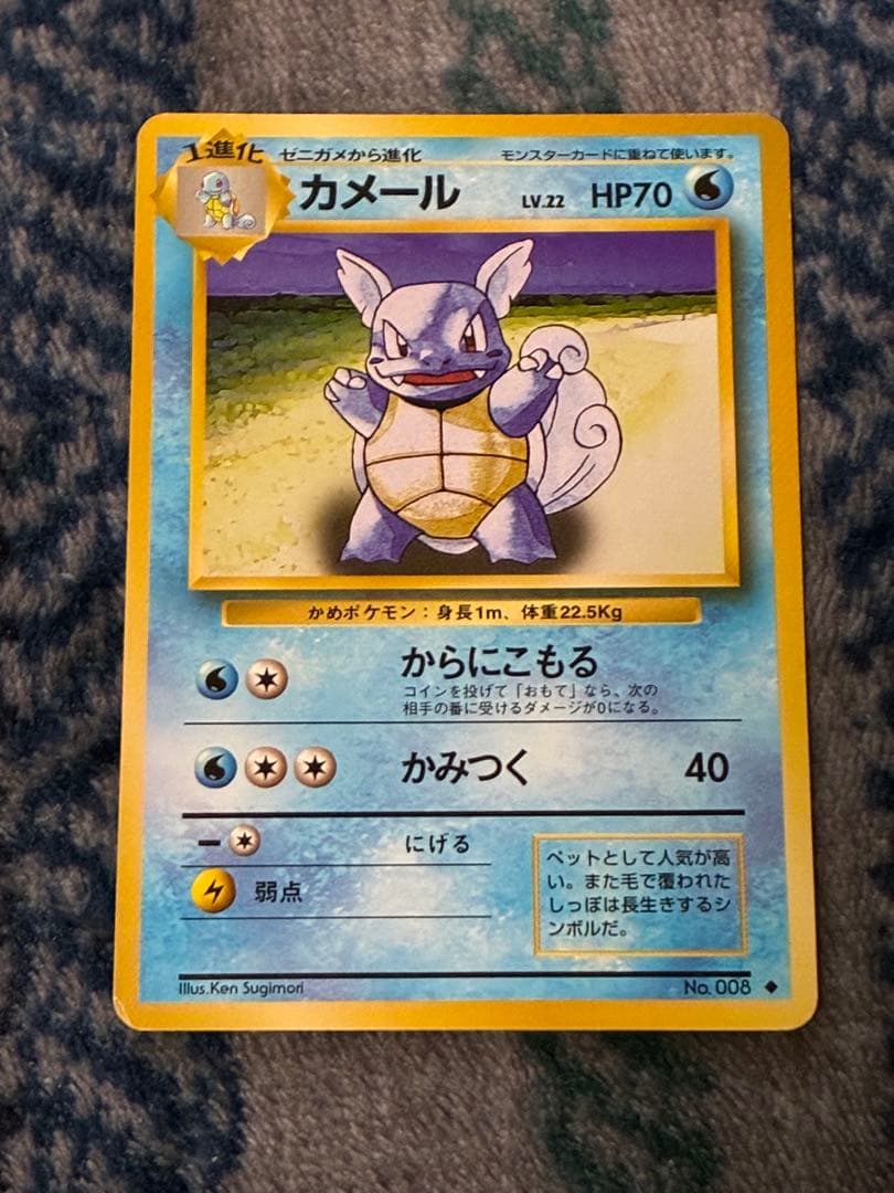 【旧裏】ヒトカゲ　ゼニガメ　フシギダネ　リザード　カメール　7枚セット