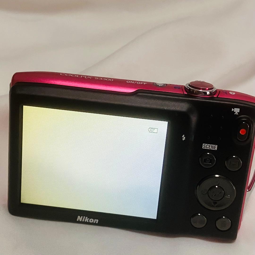 NIKON COOLPIX S3300 ピンク コンパクトデジタルカメラ