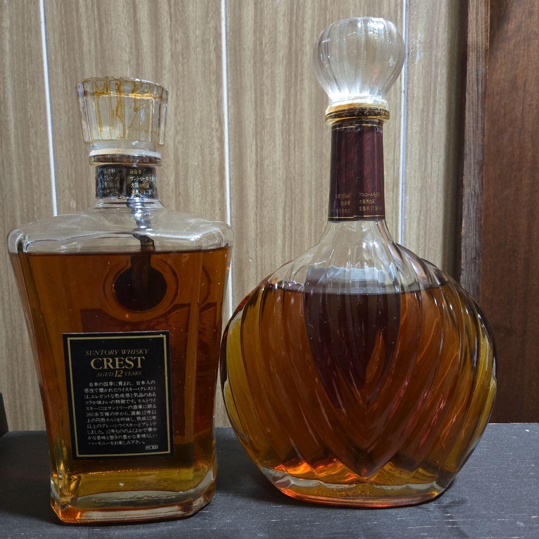 Suntory Crest 12年 & XO Deluxe セット