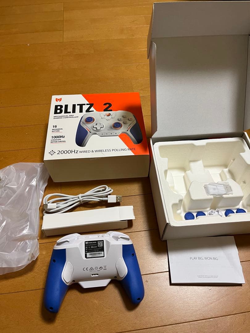 BIGBIG WON BLITZ2 コントローラー カーボンフィルム版