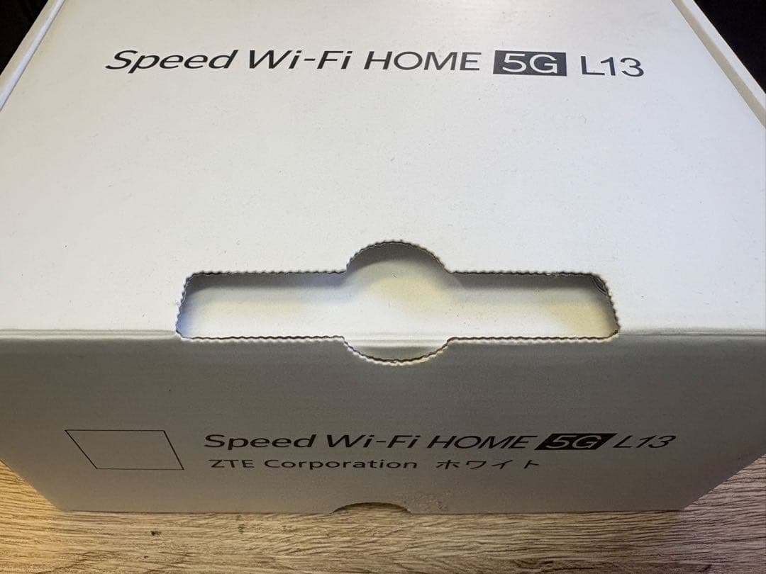 SIM付き Speed Wi-Fi  5G L13 モバイルルーター