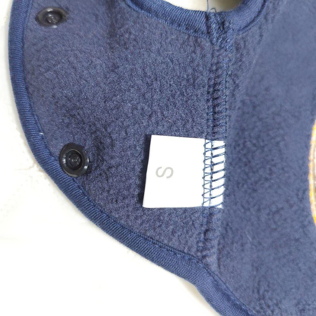 7* 犬服 マフラー付き 保温性 防寒性 Sサイズ 紺色 ネイビー