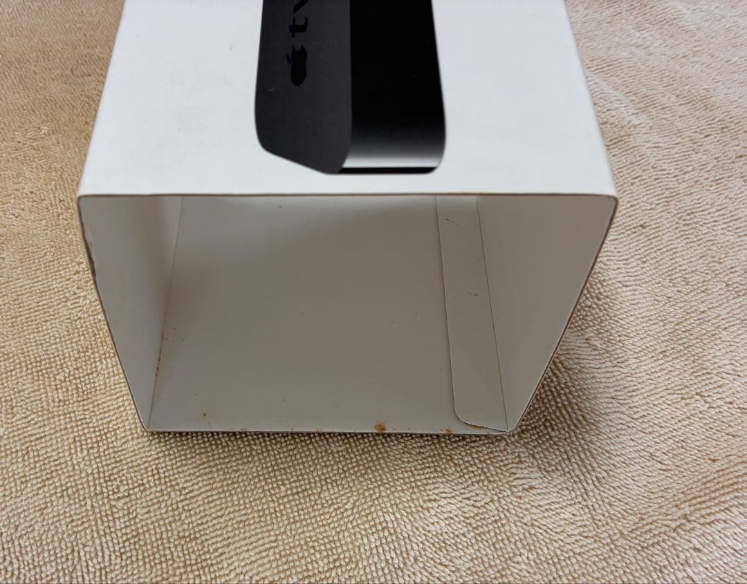 Apple TV ブラック 本体 + リモコン + ケーブル + 説明書 + 箱