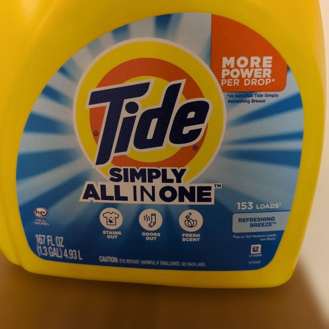 洗濯洗剤 Tide Simply All in One 167 fl oz 4.93L