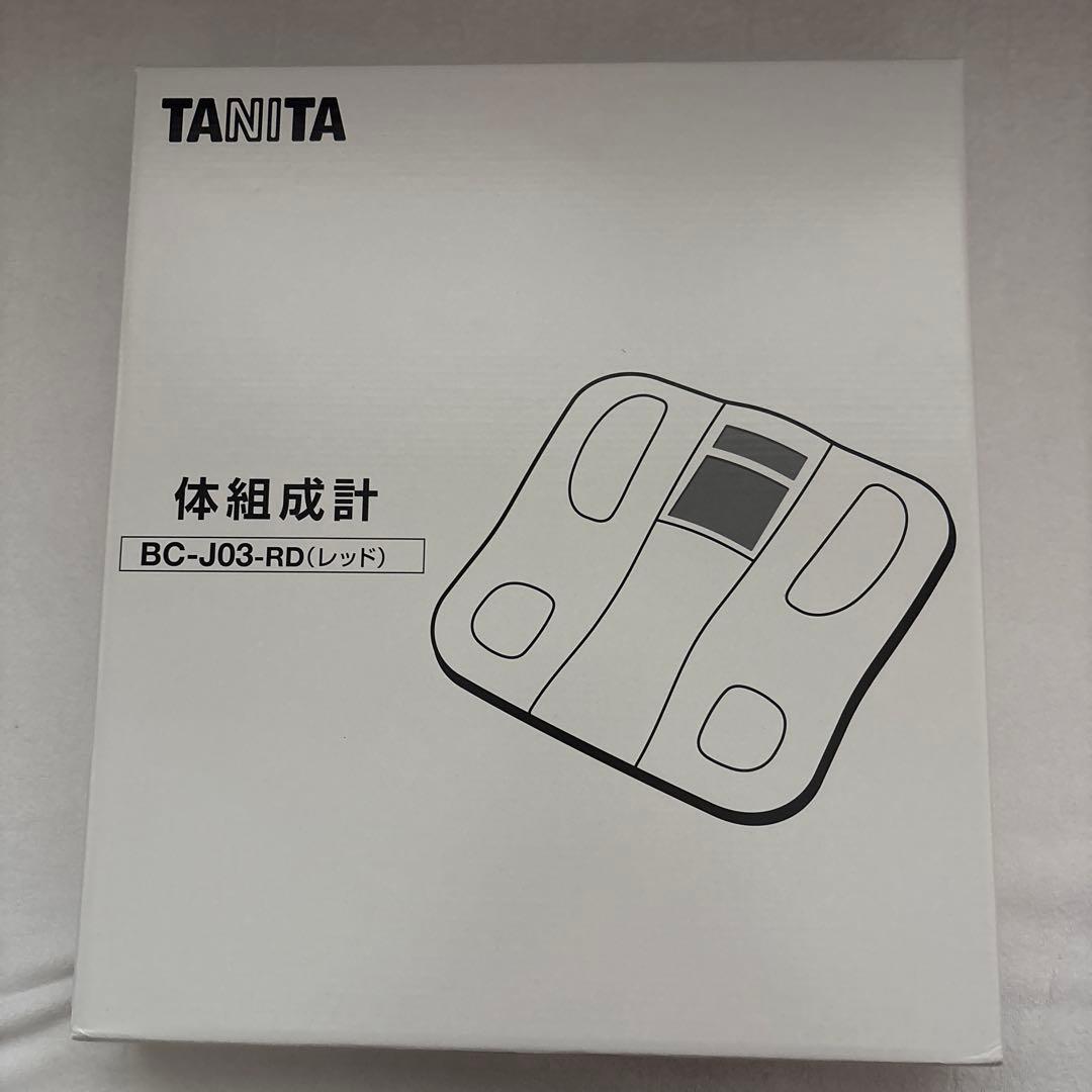TANITA 体組成計 BC-J03-RD レッド