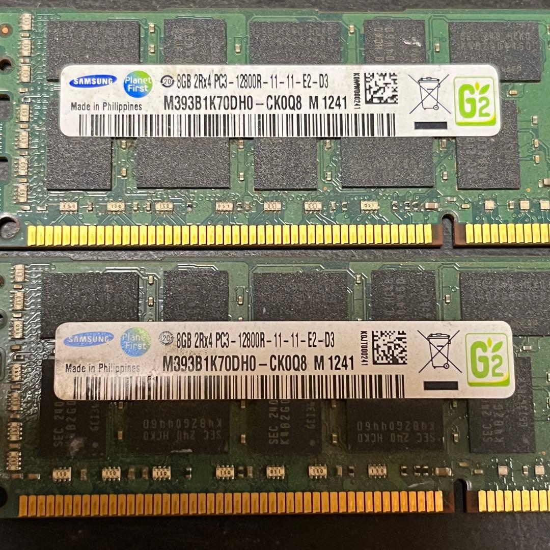 PCメモリー 8GB DDR3 PC3-12800R デスクトップ PC0242