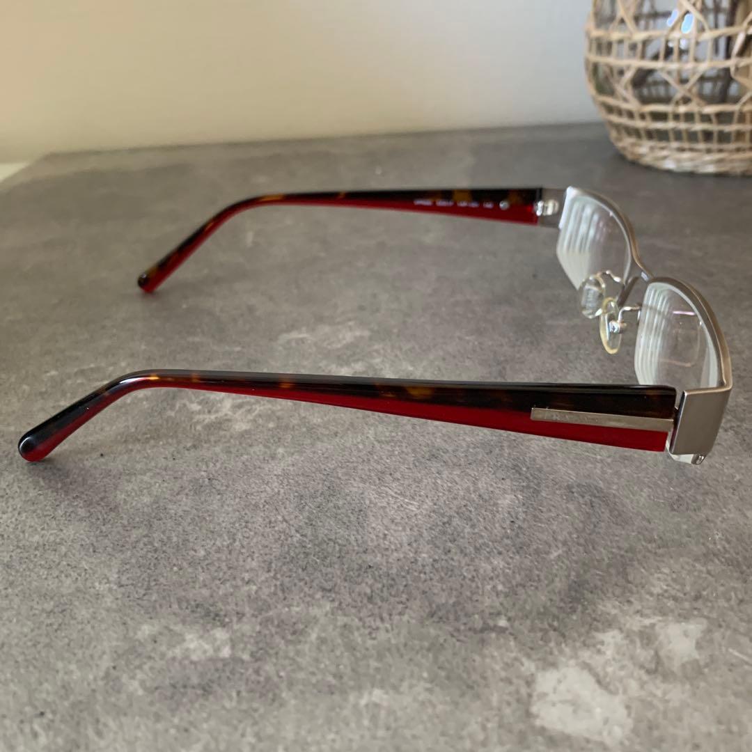 【極美品】PRADA プラダ VPR661 チタンフレーム メガネ
