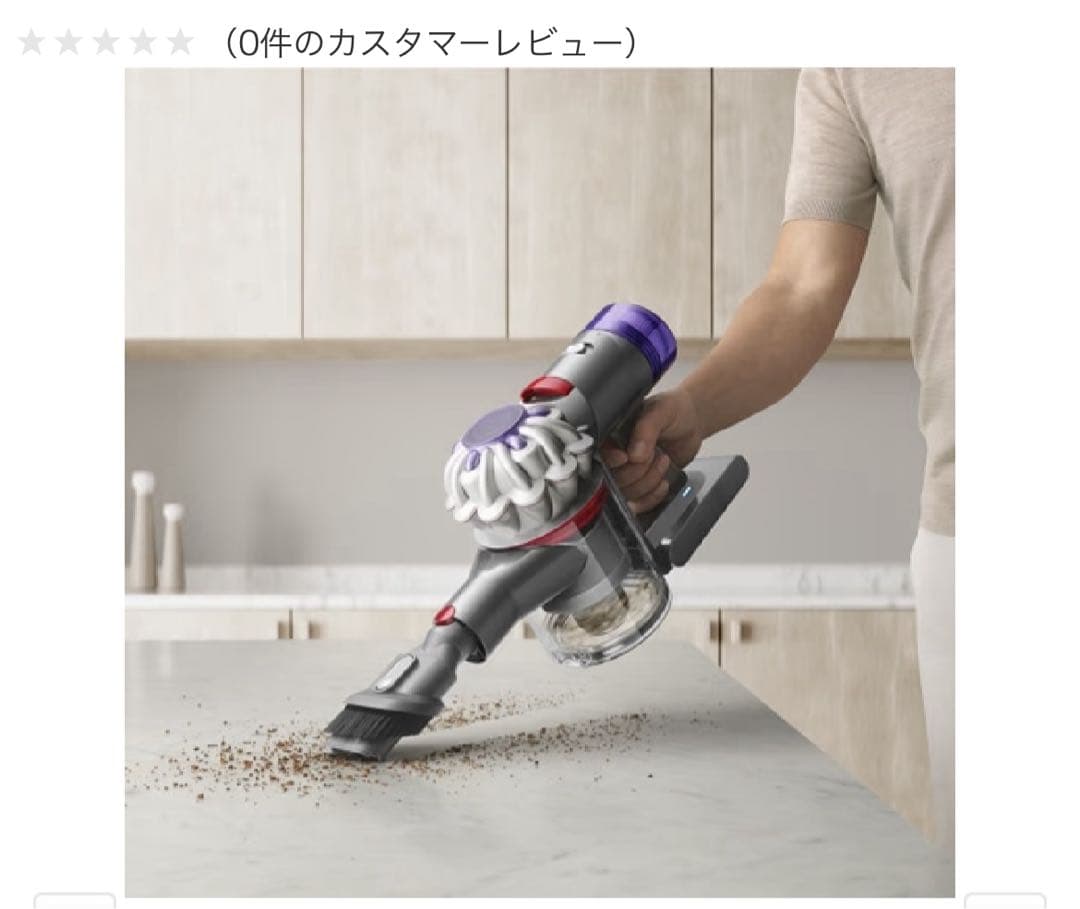 Dyson V8 Focus Clean HH15　シルバー/シルバー　新品
