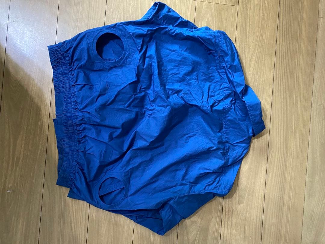 空調服 青色 ファン2基 バッテリー付き