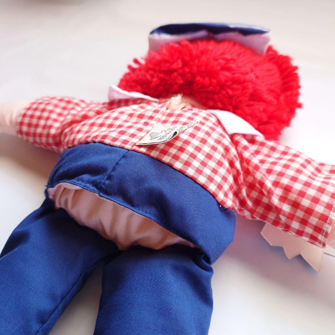 ❣️新品レア アプローズ社 アンとアンディ横目刺繍パペット人形ペア ヴィンテージ