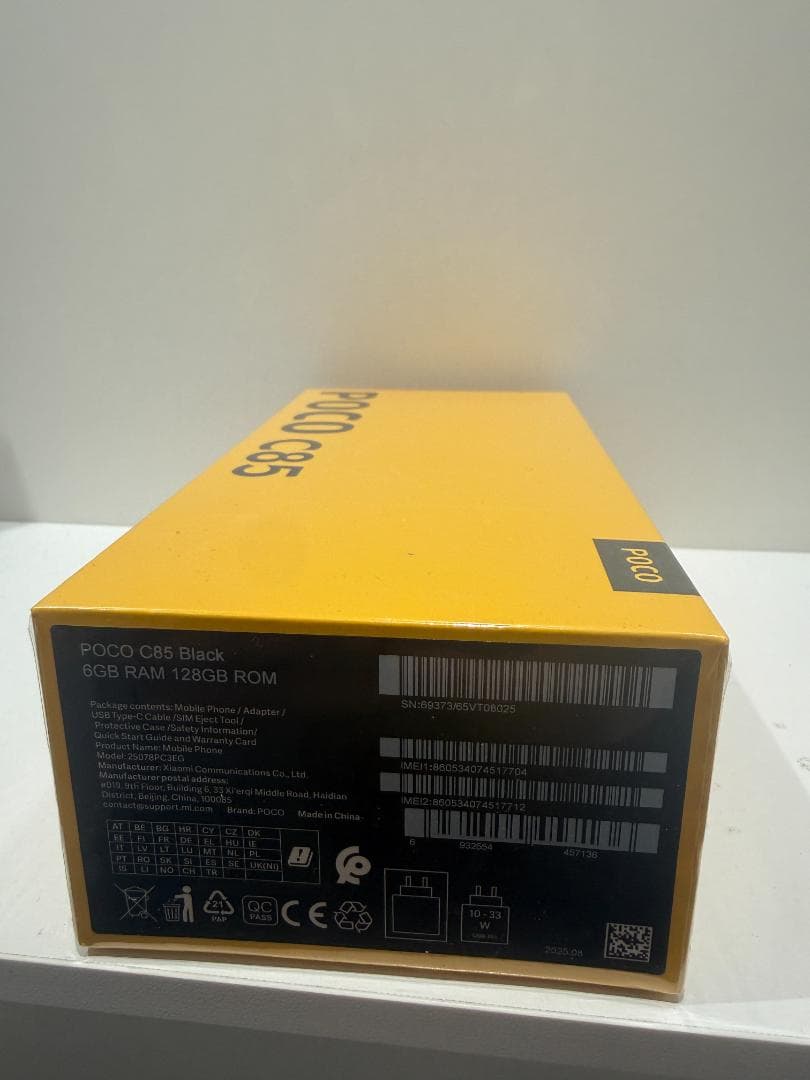 XIAOMI Poco C85 Black 128GB SIMフリー