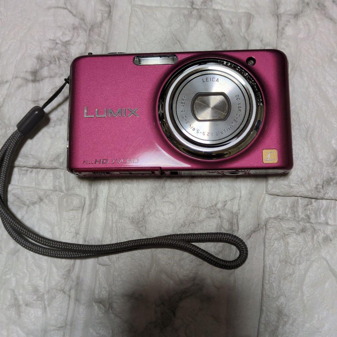 LUMIX コンパクトデジタルカメラ ピンク DMC-FX77
