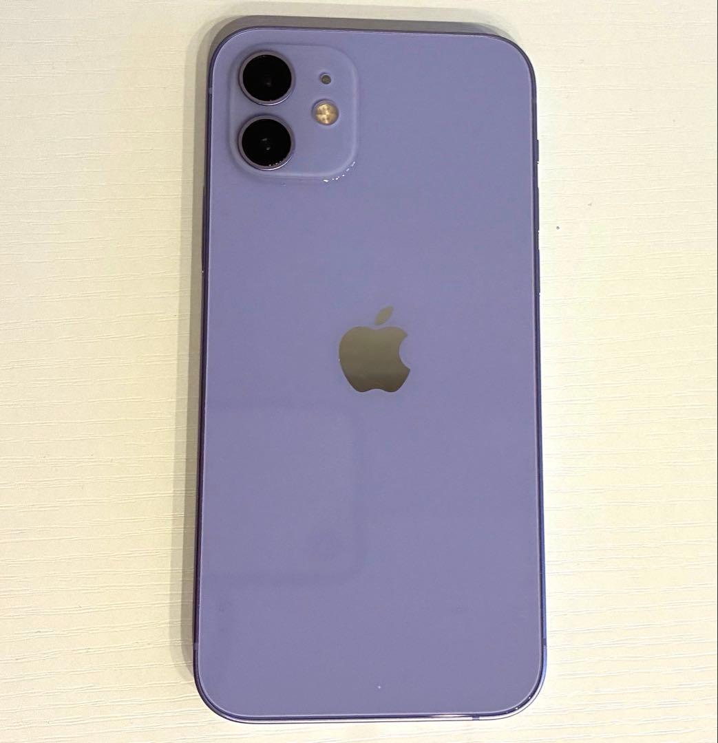 Apple iPhone 12 パープル　64G 強化ガラスフィルム付き