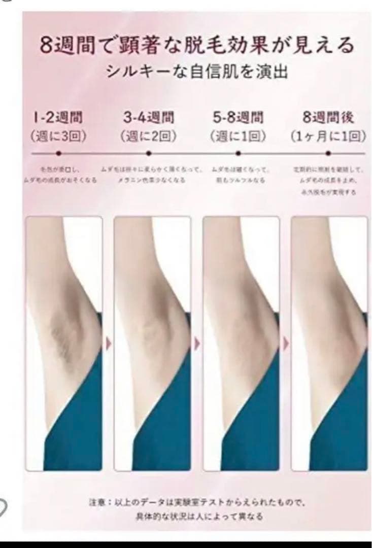 脱毛器⭐︎数回使用のみ