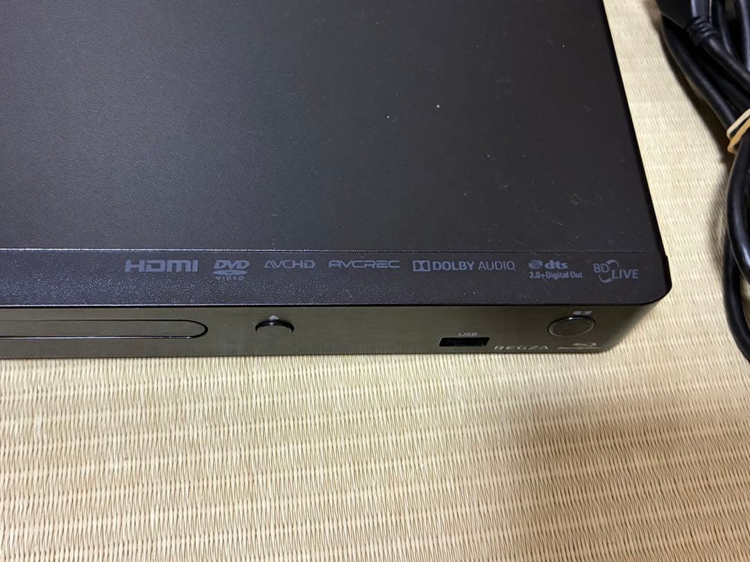 TOSHIBA REGZA DBP-S600 ブルーレイプレーヤー 2017年製