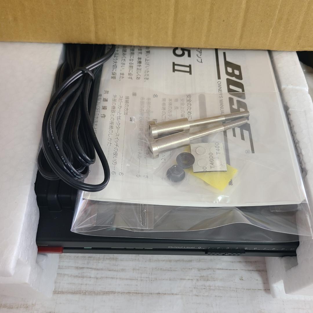 【極美品】BOSE 1705 II ステージモニターアンプ　取説・元箱あり