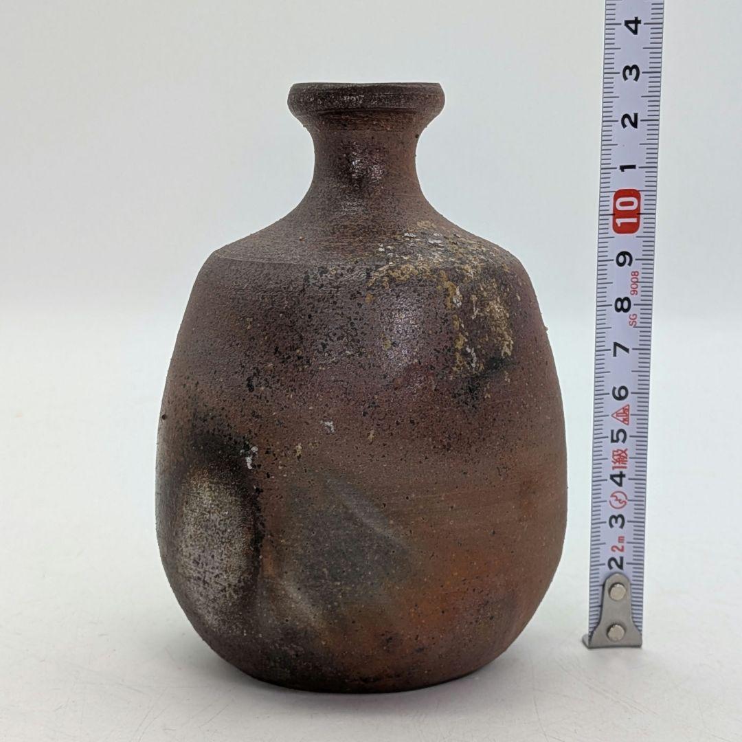 伝統工芸士 高原敏 備前焼 徳利 共箱共布栞 酒器 とっくり 容器 食器 一輪挿