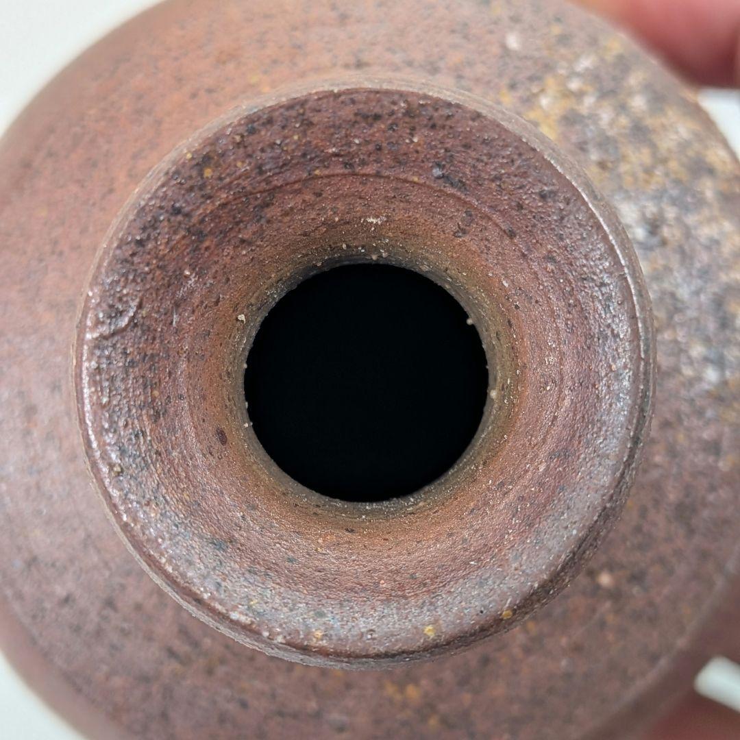 伝統工芸士 高原敏 備前焼 徳利 共箱共布栞 酒器 とっくり 容器 食器 一輪挿