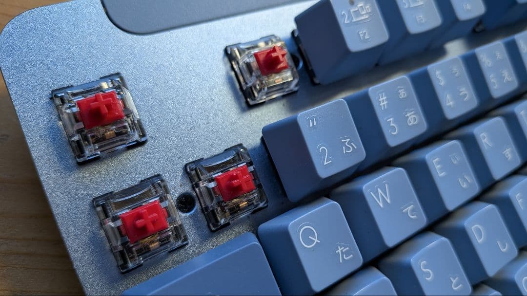 logicool K855 赤軸メカニカル アルミニウムデザイン 箱 付き