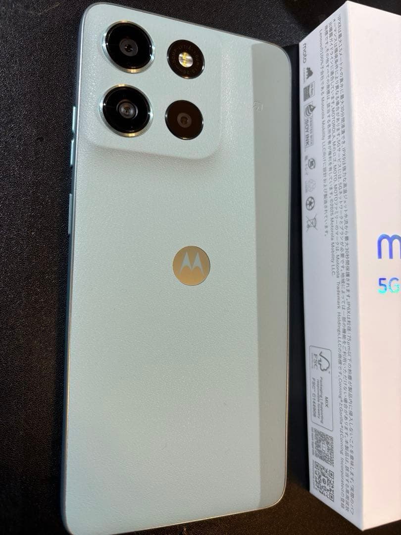 【新古】最新 motorola moto g66j 5G グレーミスト125GB