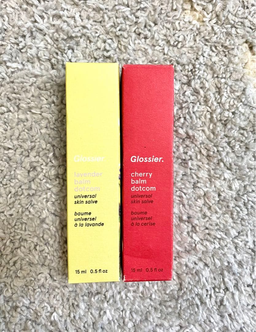 LA大人気 GLOSSIER 2本セットリップバーム★新品未使用★値下げ！！