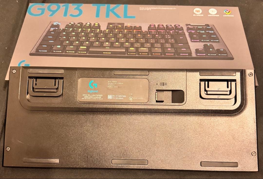 G913TKLLIGHTSPEEDワイヤレスRGBメカニカルゲーミングキーボード