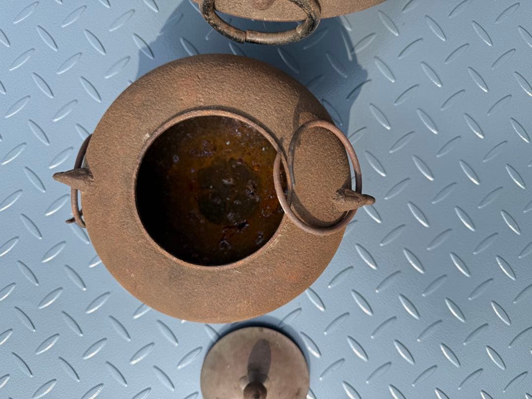 鋳鉄製 茶釜 大小セット