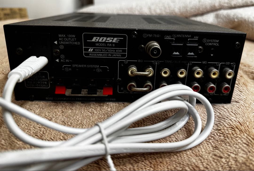【動作OK】BOSE　レシーバーアンプ　RA-8　AM/FMチューナー内蔵