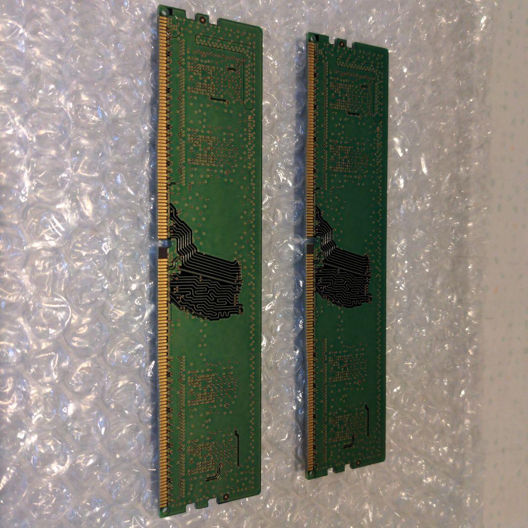 Samsung製DDR4 8GBメモリ2枚　計16GB、PC4-3200AA規格