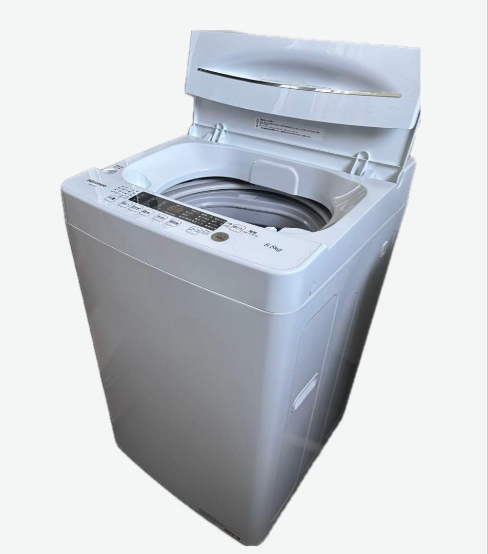 【2025年製☆美品】ハイセンス全自動洗濯機 5.5kg HW-K55E